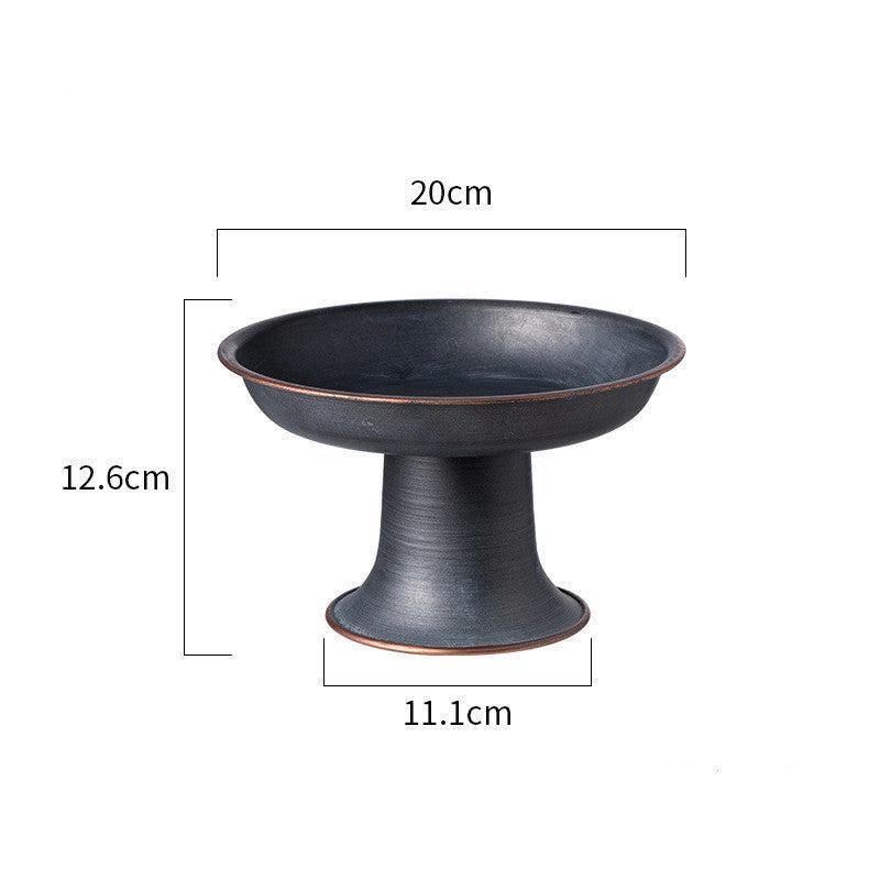 Obsidian Pedestal Plate