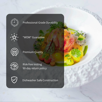 Vzor kamene - hluboké talíře