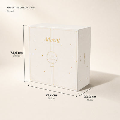 Dimensions white box closed: 71.7 x 73.6 x 33.3 cm