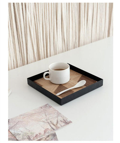 Plateau de service en bois de fer