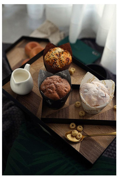 Plateau de service en bois de fer