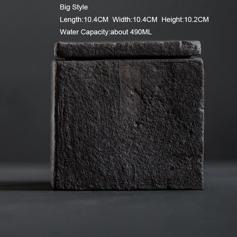 Charcoal Square Plate