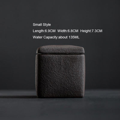 Charbon de bois - Assiette carrée