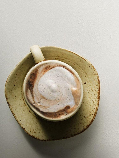 Rustic Hearth - Tasse à café et soucoupe