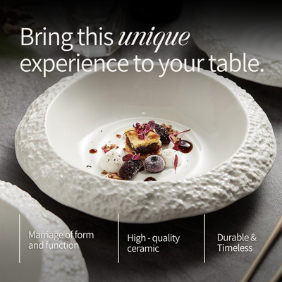 Vzor kamene - hluboké talíře