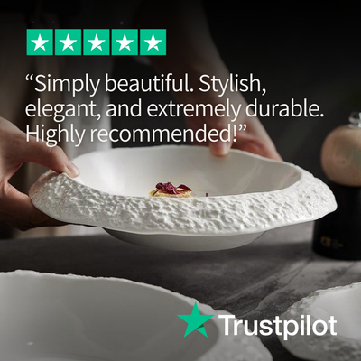 Vzor kamene - hluboké talíře