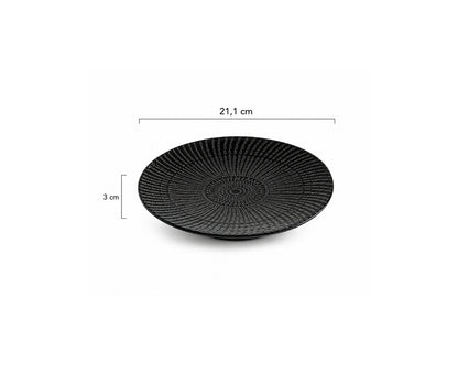 Spirale Nera - Piatto