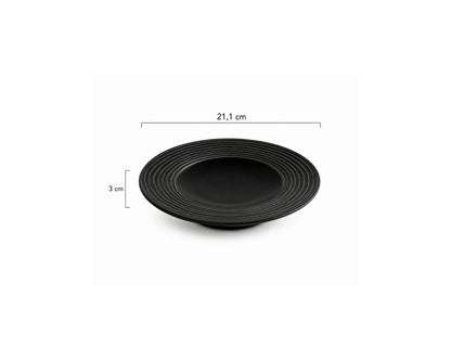 Spirale Nera - Piatto