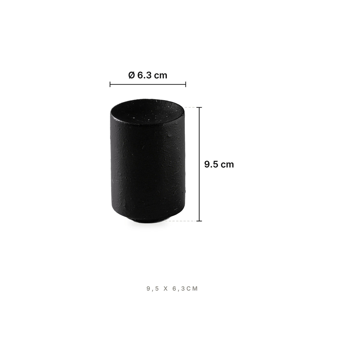 Columns - Serving Platform 9,5 x 6,3cm – dimensions: diameter 6.3 cm, height 9.5 cm