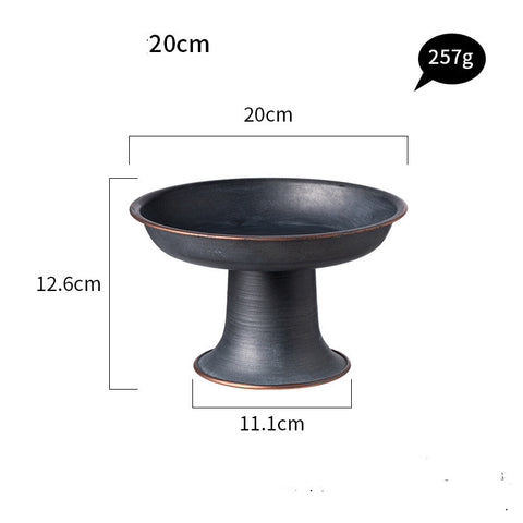 Obsidian Pedestal Plate