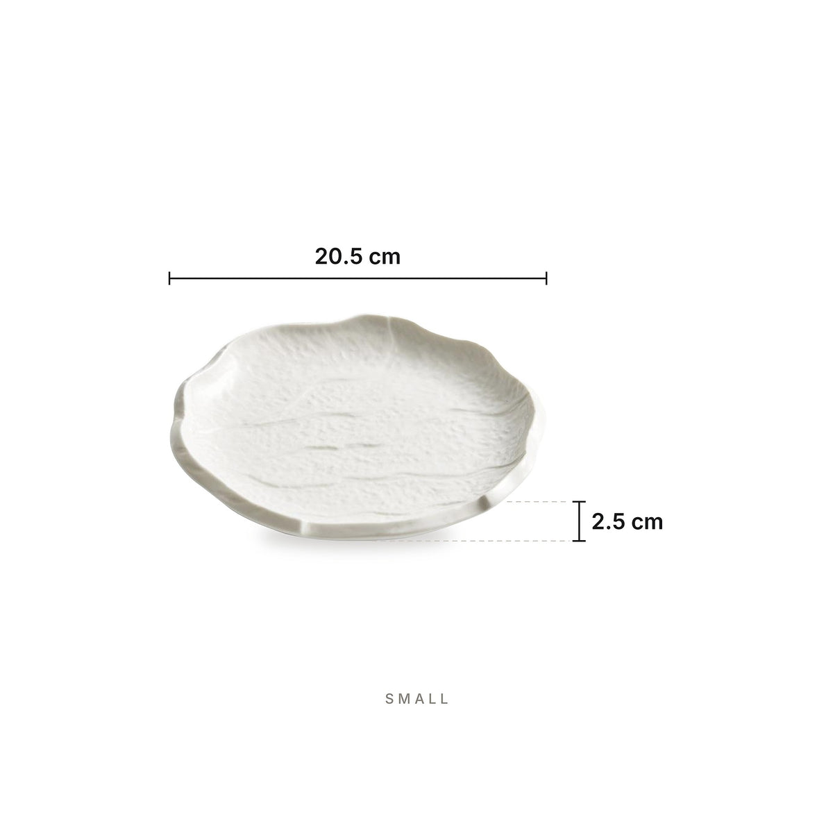 Elysium Aurora - Plate Small – dimensions: length 20.5 cm, height 2.5 cm