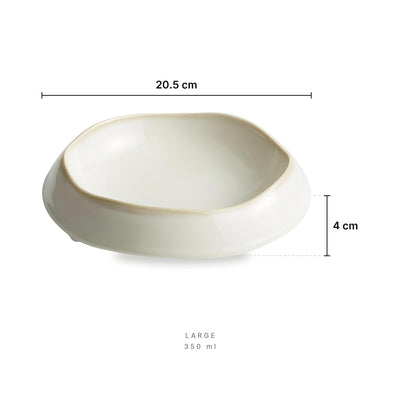 Elysium Creative Gourmet - Plate Large – dimensions: length 20.5 cm, height 4 cm, capacity 350 ml