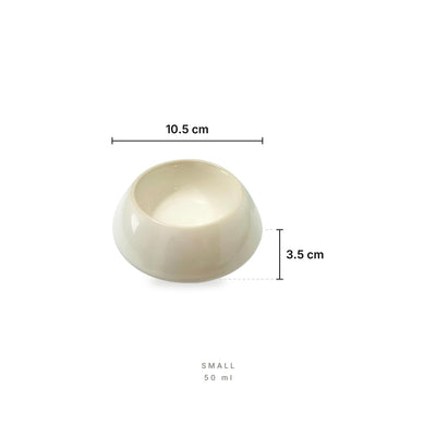 Elysium Creative Gourmet - Plate Small – dimensions: length 10.5 cm, height 3.5 cm, capacity 50 ml