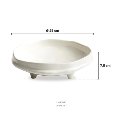 Elysium - Deep Plate Large – dimensions: diameter 25 cm, height 7.5 cm, capacity 1100 ml