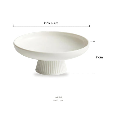 Elysium - Dessert Plate Large – dimensions: diameter 17.5 cm, height 7 cm, capacity 400 ml