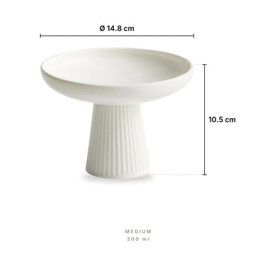 Elysium - Dessert Plate Medium – dimensions: diameter 14.8 cm, height 10.5 cm, capacity 300 ml