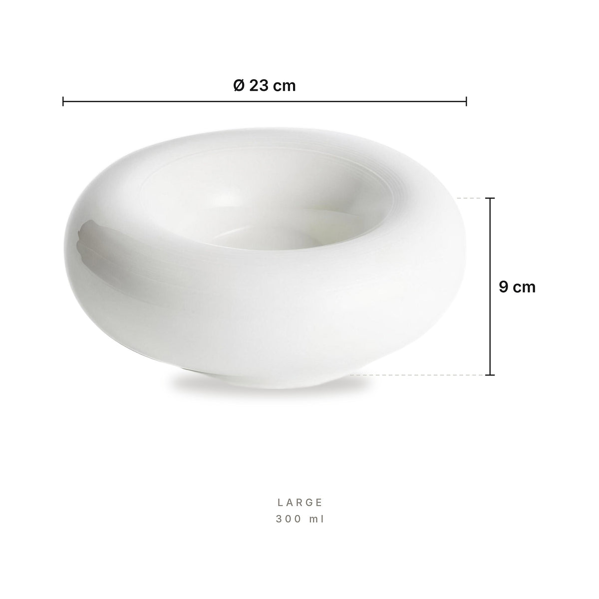 Elysium - Insulation Plate Large – dimensions: diameter 23 cm, height 9 cm, capacity 300 ml