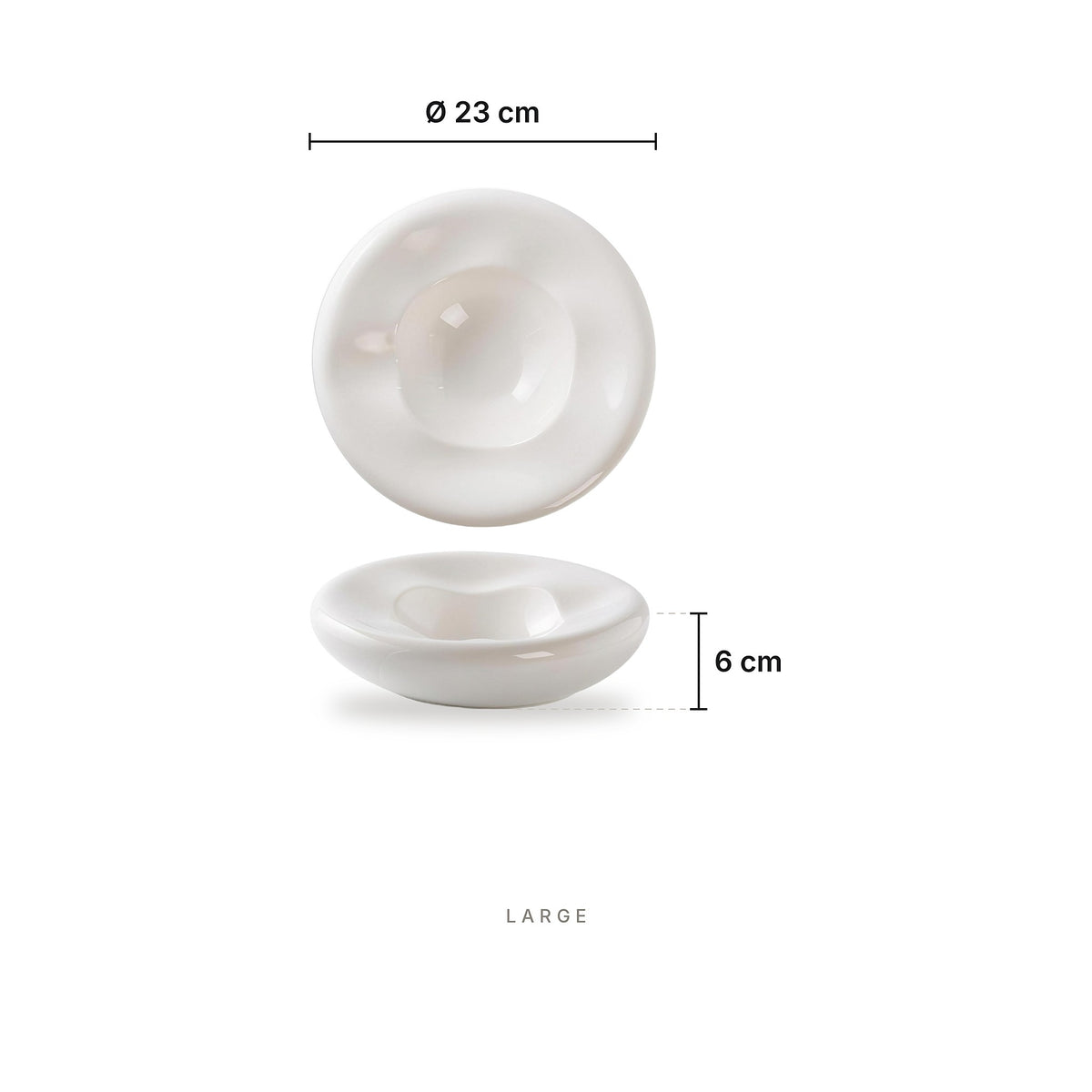 Elysium - Soup Plate Large – dimensions: diameter 23 cm, height 6 cm