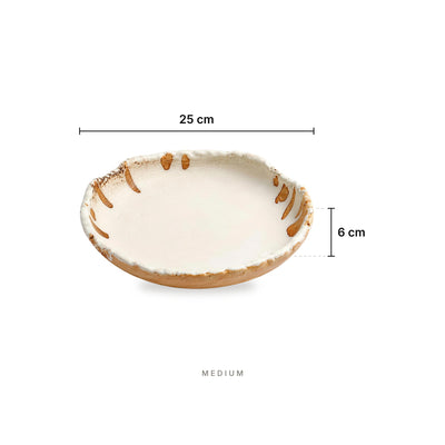 Glaze Artisan - Bowl Medium – dimensions: length 25 cm, height 6 cm