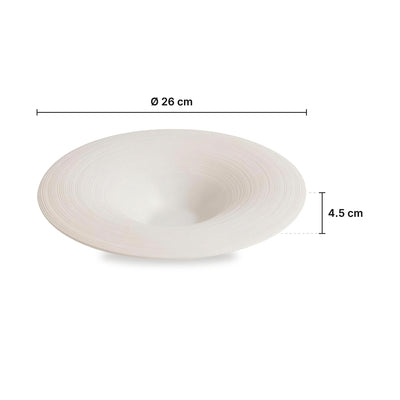Halo Plate – dimensions: diameter 26 cm, height 4.5 cm