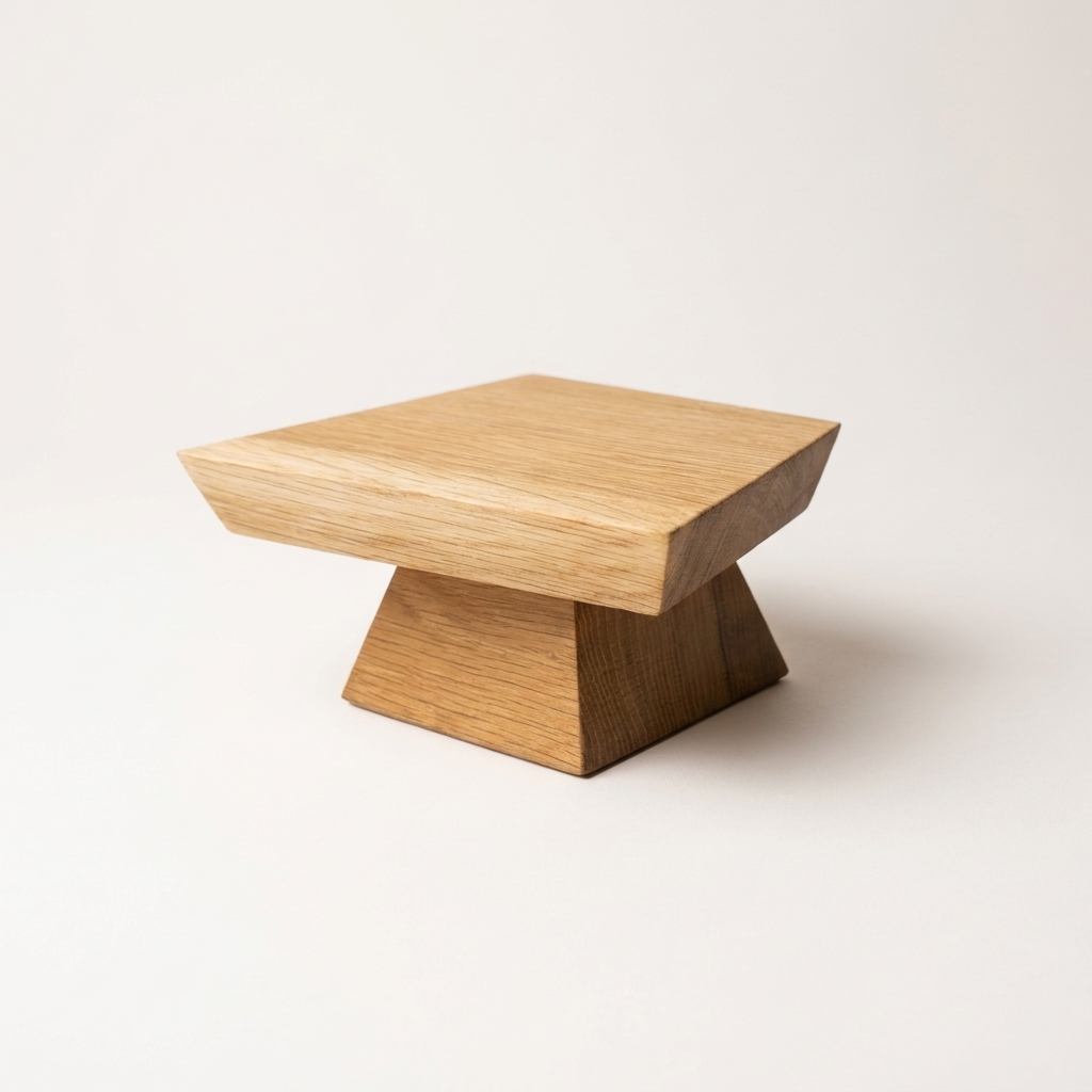 Plinto de Roble - Pedestal para servir