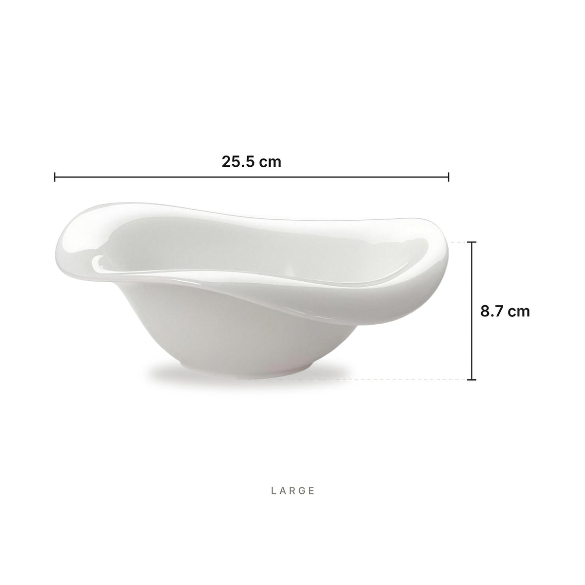 Petals - Bowl Large – dimensions: length 25.5 cm, height 8.7 cm