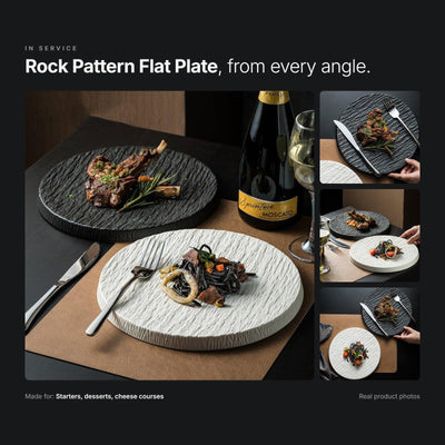 Rock Pattern Flat Plate in service – real product photos