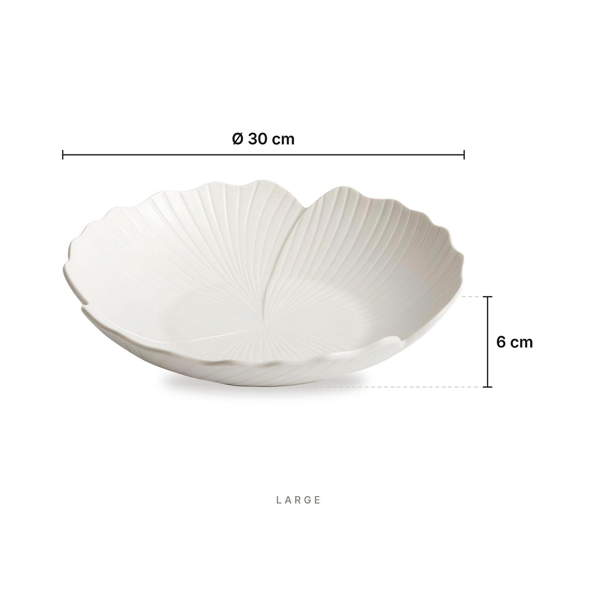 Rosé - Soup Plate Large – dimensions: diameter 30 cm, height 6 cm