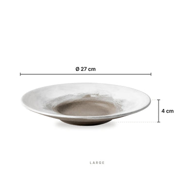 Snö - Plate Large – dimensions: diameter 27 cm, height 4 cm