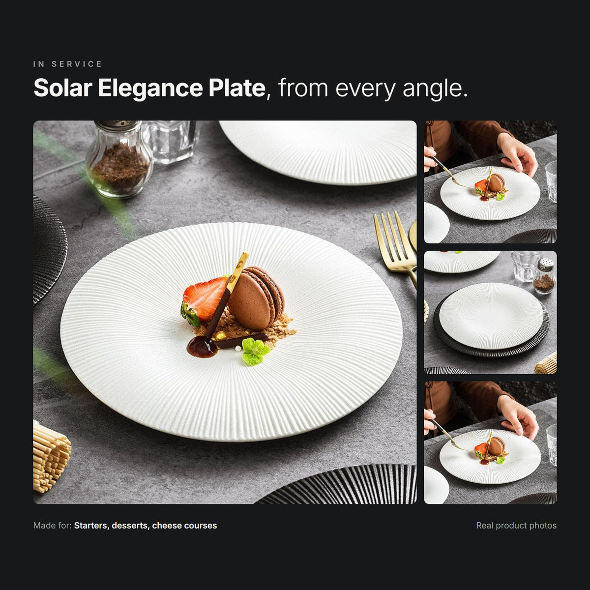 Solar Elegance Plate in service – real product photos