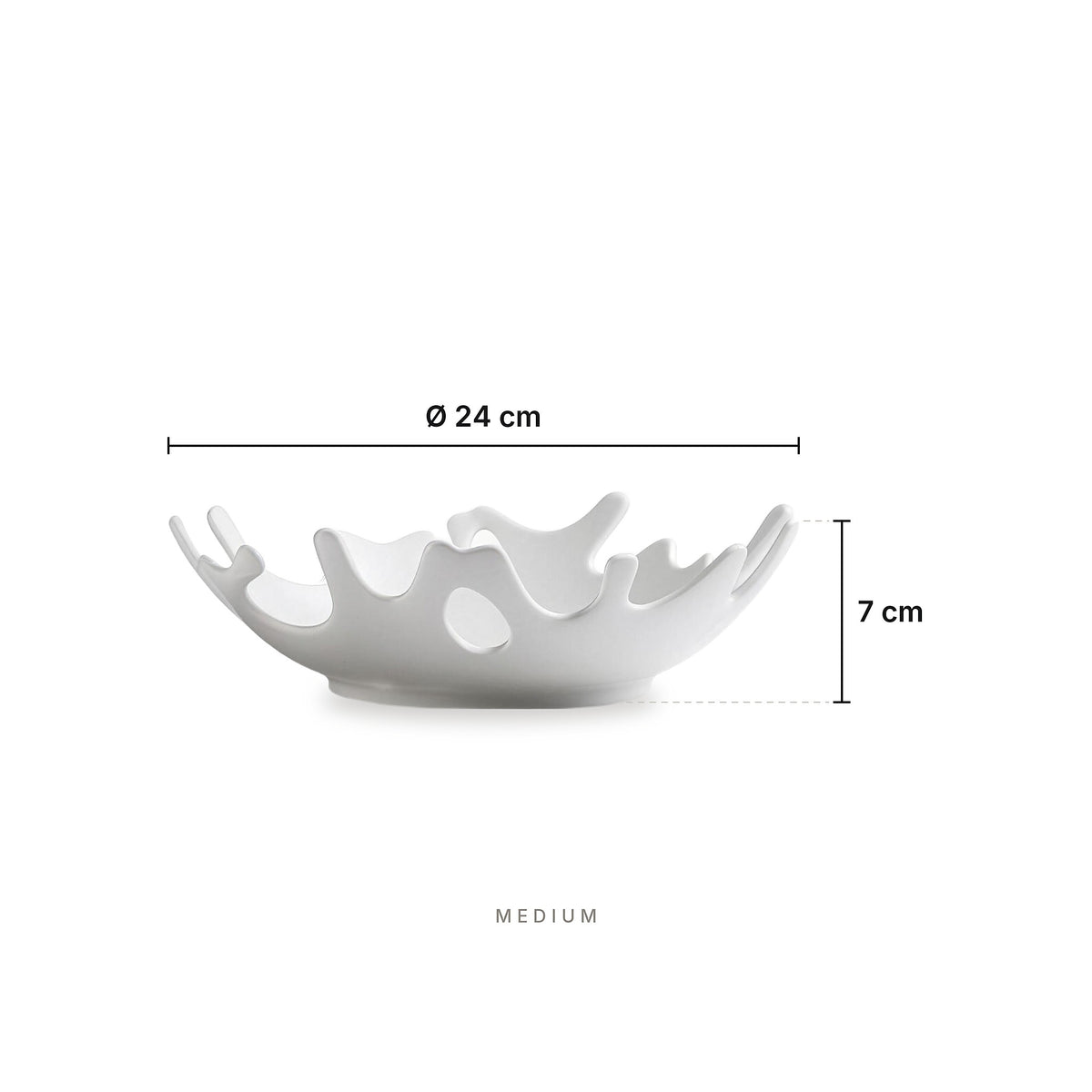 Splash - Bowl Medium – dimensions: diameter 24 cm, height 7 cm