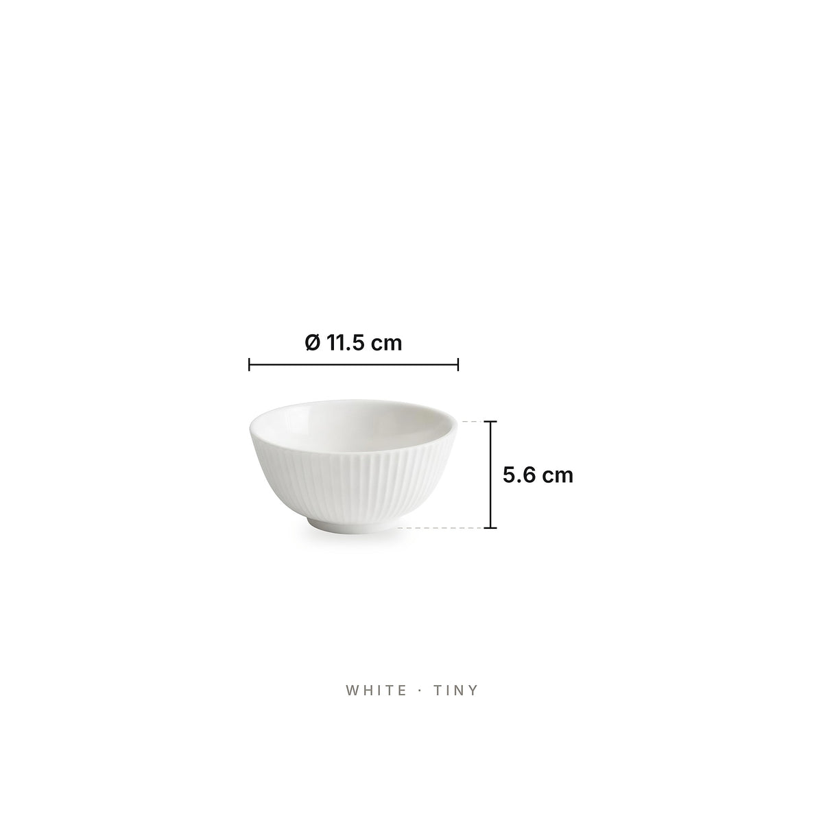 Straw Hat - Plate White Tiny – dimensions: diameter 11.5 cm, height 5.6 cm