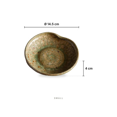 Verdant Earth - Bowls Small – dimensions: diameter 14.5 cm, height 4 cm