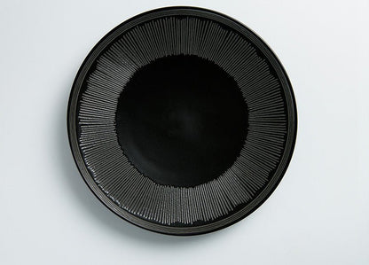 Black Fusion Plate - TableGlow