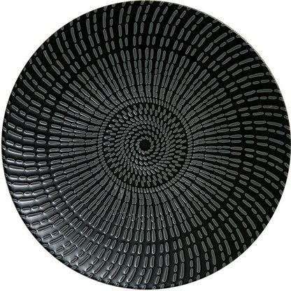 Black Fusion Plate - TableGlow