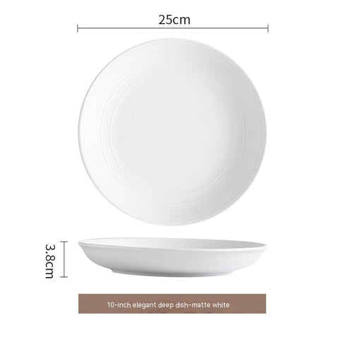 Frosted Plate - TableGlow