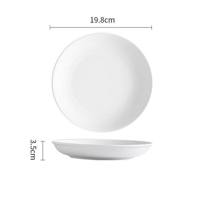 Frosted Plate - TableGlow