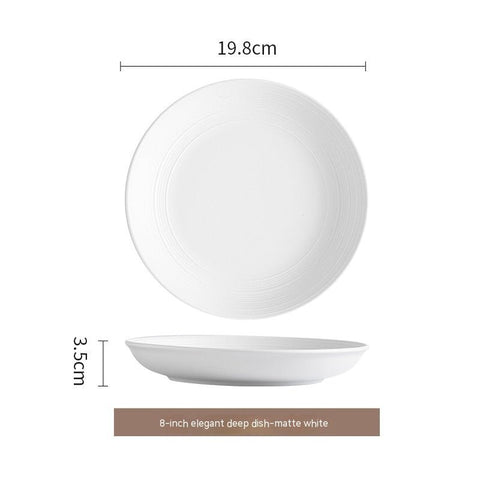 Frosted Plate - TableGlow