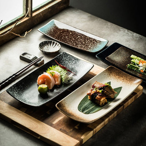 Japanese Ceramic Sushi Plates - TableGlow