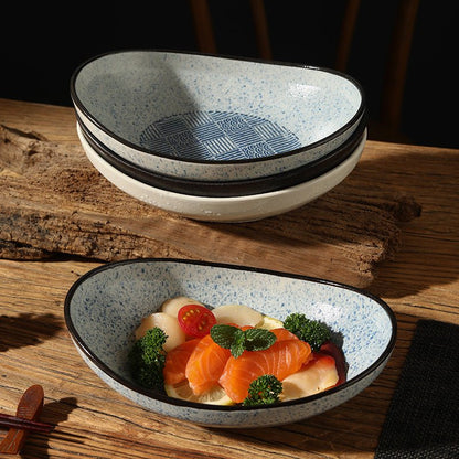 Japanese-style Ceramic Salad Plates - TableGlow