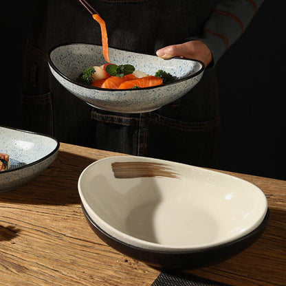 Japanese-style Ceramic Salad Plates - TableGlow