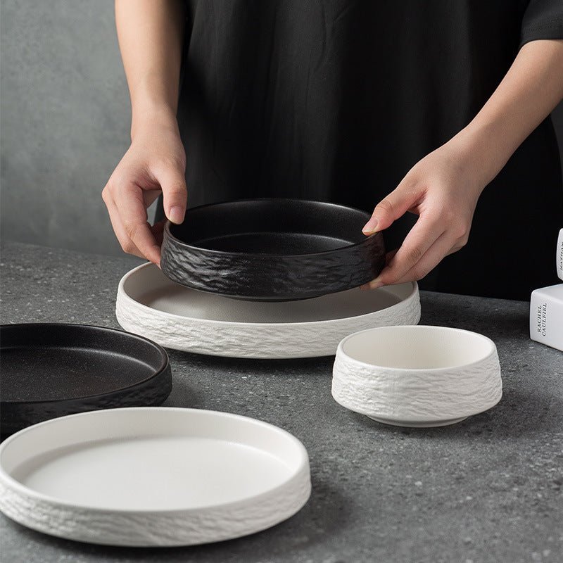 Korean Ceramic Deep Plates - TableGlow