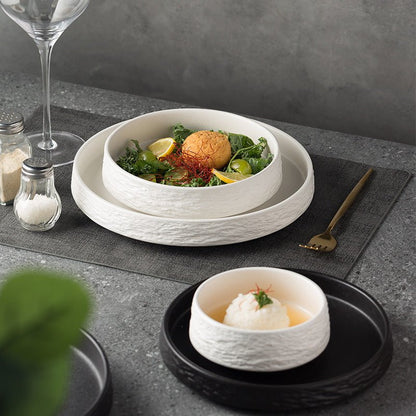 Korean Ceramic Deep Plates - TableGlow