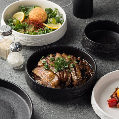 Korean Ceramic Deep Plates - TableGlow