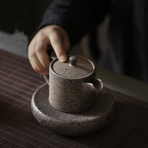 Rusty glaze teapot - TableGlow