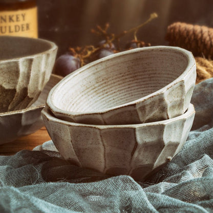 Simple Old Earthenware Bowl - TableGlow