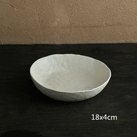 Stoneware Irregular Personalized Plates - TableGlow