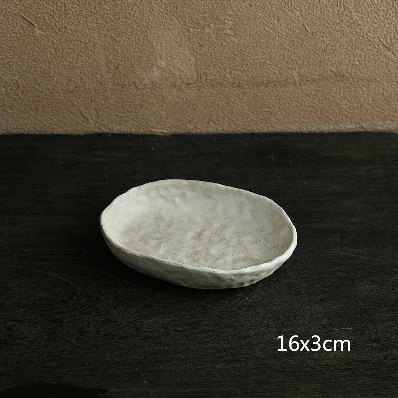 Stoneware Irregular Personalized Plates - TableGlow