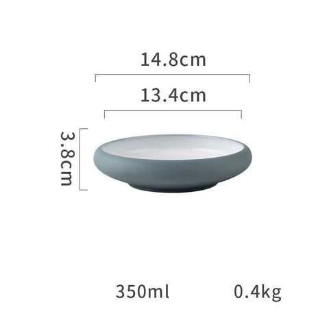 Thick Edge Ceramic Plate - TableGlow