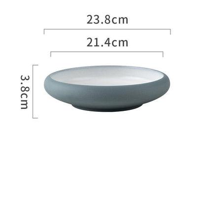 Thick Edge Ceramic Plate - TableGlow